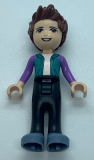LEGO frnd425 Friends Ethan, Black Trousers, Dark Turquoise Hoodie
