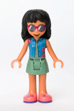 LEGO frnd436 Friends Savannah, Sand Green Shirt, Coral Shoes