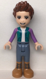 LEGO frnd538 Friends Ethan - Sand Blue Trousers, Dark Turquoise Hoodie