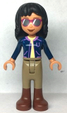 LEGO frnd552 Friends Savannah - Dark Blue Jacket, Dark Tan Riding Pants, Reddish Brown Boots