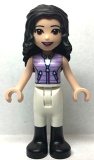LEGO frnd553 Friends Emma - Lavender Vest, White Trousers with Black Boots
