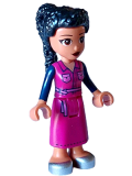 LEGO frnd610 Friends Hale - Magenta Jacket and Skirt, Silver Shoes