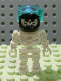 LEGO gen016 Skeleton with Evil Skull, Black Aquaraiders II Helmet (Squid Victim)