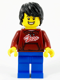 LEGO hol228 Man, Dark Red 
