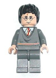 LEGO hp086 Harry Potter, Gryffindor Stripe Torso, Dark Bluish Gray Legs (5378)