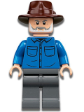 LEGO jw081 Alan Grant - Dark Brown Fedora