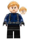 LEGO jw086 Guard - Female, Medium Nougat Hair