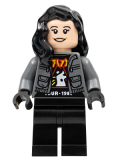 LEGO jw090 Zia Rodriguez, Dark Bluish Gray Jacket