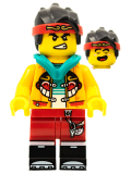 LEGO mk053 Monkie Kid - Monkey King Jacket, Hood (Fierce / Happy)