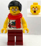 LEGO mk062 Mr. Tang - Dark Red Legs