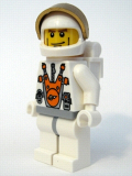 LEGO mm014 Mars Mission Astronaut with Helmet and Cheek Lines and Backpack