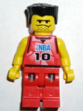 LEGO nba045 NBA player, Number 10 with Red Legs