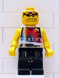 LEGO nba055 Basketball Street Player, Tan Torso and black Legs #2