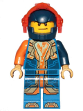LEGO nex134 Clay - Trans-Orange Visor (72004)