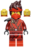 LEGO njo680 Kai - The Island, Mask and Hair with Bandana