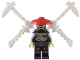 LEGO njo801 Bone Guard - Neck Bracket, Bone Swords and Sickles