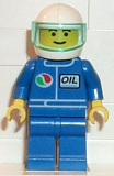 LEGO oct021 Octan - Blue Oil, Blue Legs, White Helmet, Trans-Light Blue Visor