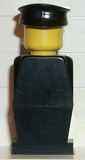LEGO old011 Legoland Old Type - Black Torso, Black Legs, Black Hat