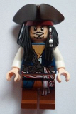 LEGO poc024 Captain Jack Sparrow with Tricorne and Blue Vest (30133)