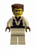 LEGO rac040 Hot Rod Driver Tan (10200)