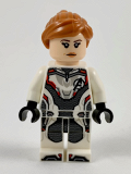 LEGO sh571 Black Widow - White Jumpsuit
