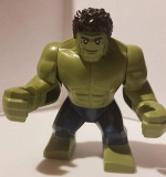LEGO sh577 Big Figure - Hulk with Black Hair and Dark Blue Pants