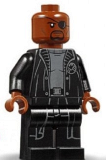 LEGO sh585 Nick Fury - Gray Sweater and Black Trench Coat (76130)