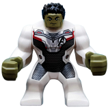 LEGO sh611 Hulk with Black Hair and White Jumpsuit