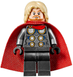 LEGO sh623 Thor - Spongy Cape, Pearl Dark Gray Legs