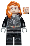 LEGO sh629 Black Widow - Dark Bluish Gray Hands