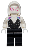 LEGO sh682 Ghost Spider / Spider-Gwen, White Hood Basic Smooth