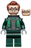 LEGO sh687 Dr. Octopus (Otto Octavius) / Doc Ock - Dark Green Suit and Neck Bracket