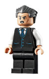 LEGO sh710 J. Jonah Jameson - Vest with Striped Tie, Swept Back Hair