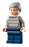 LEGO sh721 Aunt May - Light Bluish Gray Sweater
