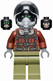 LEGO sh775 Vulture - Reddish Brown Bomber Jacket and Aviator Oxygen Mask