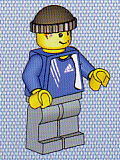 LEGO soc129s Soccer Player - Adidas Logo Blue Torso Stickers (#6)