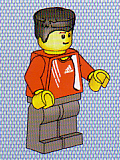 LEGO soc131s Soccer Player - Adidas Logo Red Torso Stickers (#11)