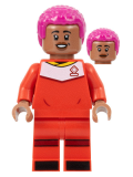 LEGO soc156 Asisat Oshoala - Red Soccer Uniform