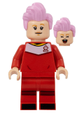 LEGO soc157 Megan Rapinoe - Red Soccer Uniform