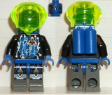 LEGO sp023 Insectoids - blue circuits w/ white lighting bolts, printed legs