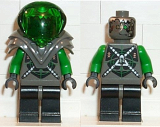 LEGO sp030 Insectoids - green verniers w/ silver X pattern, Dark Gray Armor