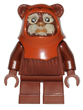 LEGO sw0513 Wicket (Ewok) with Tan Face Paint Pattern