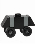 LEGO sw1004 Mouse Droid - Black / Dark Bluish Gray, Open Studs Wheels
