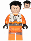 LEGO sw1019 Poe Dameron (Pilot Jumpsuit without Belts and Pipe, Hair)
