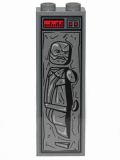 LEGO sw1123s Mythrol in Carbonite (Brick 1 x 2 x 5 with Sticker)