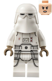 LEGO sw1178 Snowtrooper - Female, Printed Legs, Dark Tan Hands, Light Nougat Head, Angry Smile