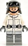 LEGO sw1183 Imperial AT-ST Driver, Hoth (Helmet with Molded Goggles, White Jacket)