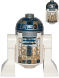LEGO sw1200 Astromech Droid, R2-D2, Dirt Stains on Front and Back