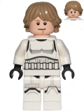 LEGO sw1203 Luke Skywalker - Stormtrooper Outfit, Printed Legs, Shoulder Belts