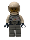 LEGO twn400 Astronaut - Male, Flat Silver Spacesuit